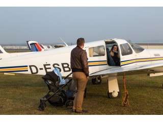 Airplane flying lesson in Bucharest