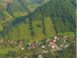 Scenic helicopter flight from Bucharest above Bran and Peles Castles
