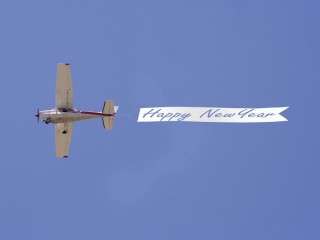 Sky banner! Mesaj pe cer in Braila