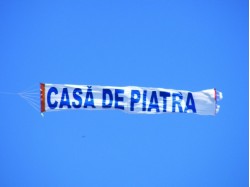 Sky banner! Mesaj pe cer in Galati