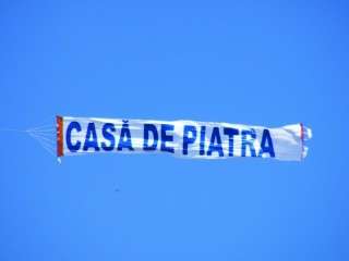 Sky banner! Mesaj pe cer in Galati