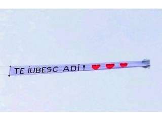 Sky banner! Mesajul tau pe cer in Bistrita