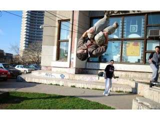 Lectie de Parkour si demonstratie in Bucuresti