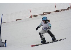 Lectie de initiere in snowboard in Arieseni