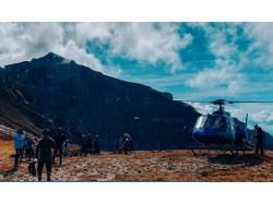 Heli Bike in muntii Bucegi