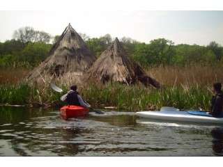 Kayaking on Neajlov river