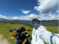 Motorcycle ride in Transylvania with a BMW R1200GS