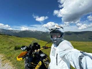 Motorcycle ride in Transylvania with a BMW R1200GS