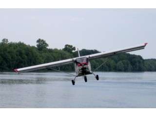 Scenic airplane flight in Galati